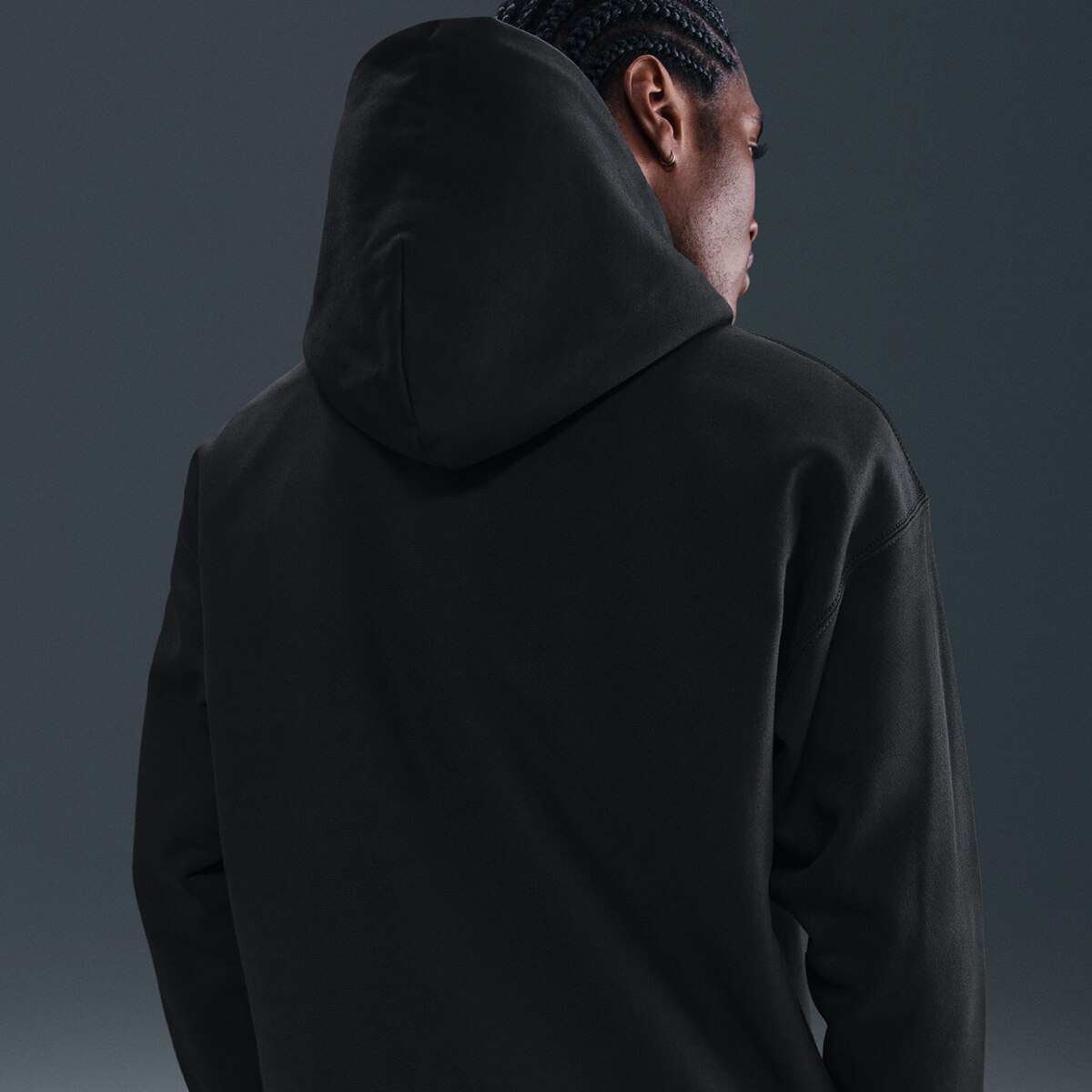Sweatshirt de Homem Life Fleece Preto-5
