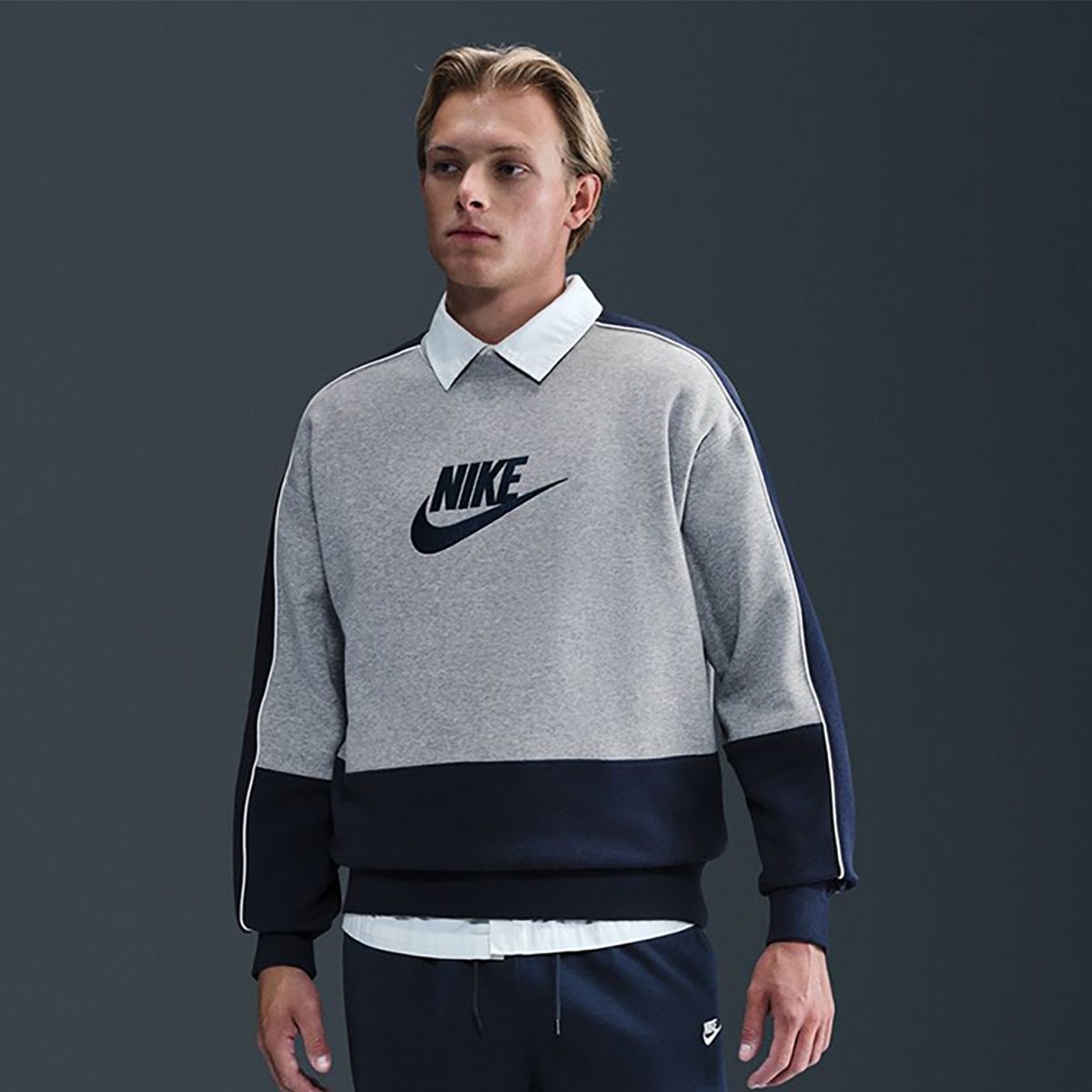 Sweatshirt de Homem Club Cinzento-1