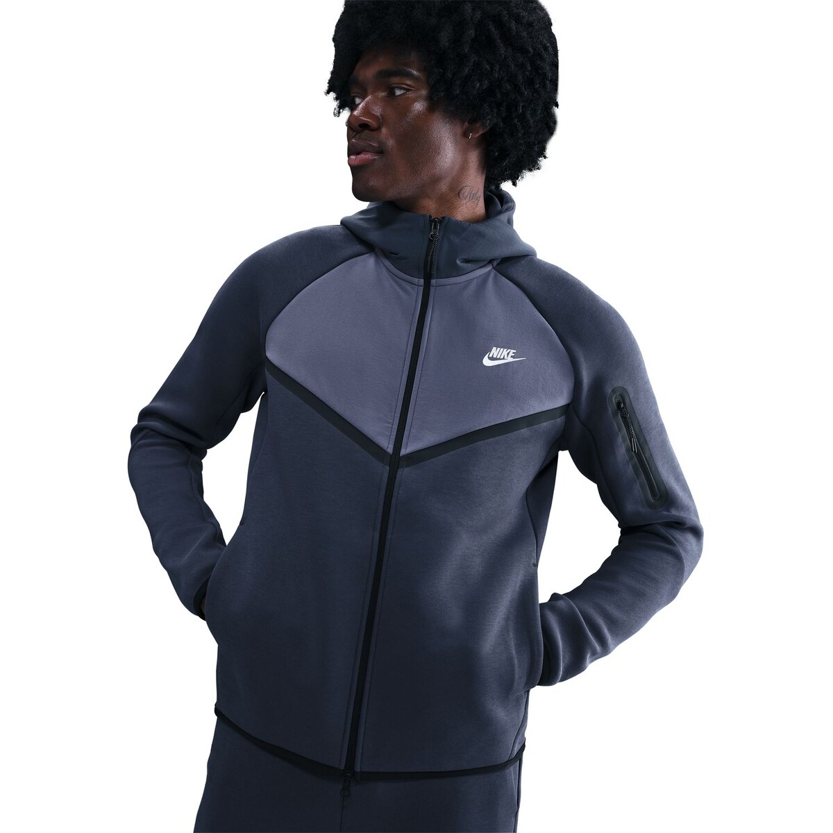 Sweatshirt de Homem Tech Azul-3