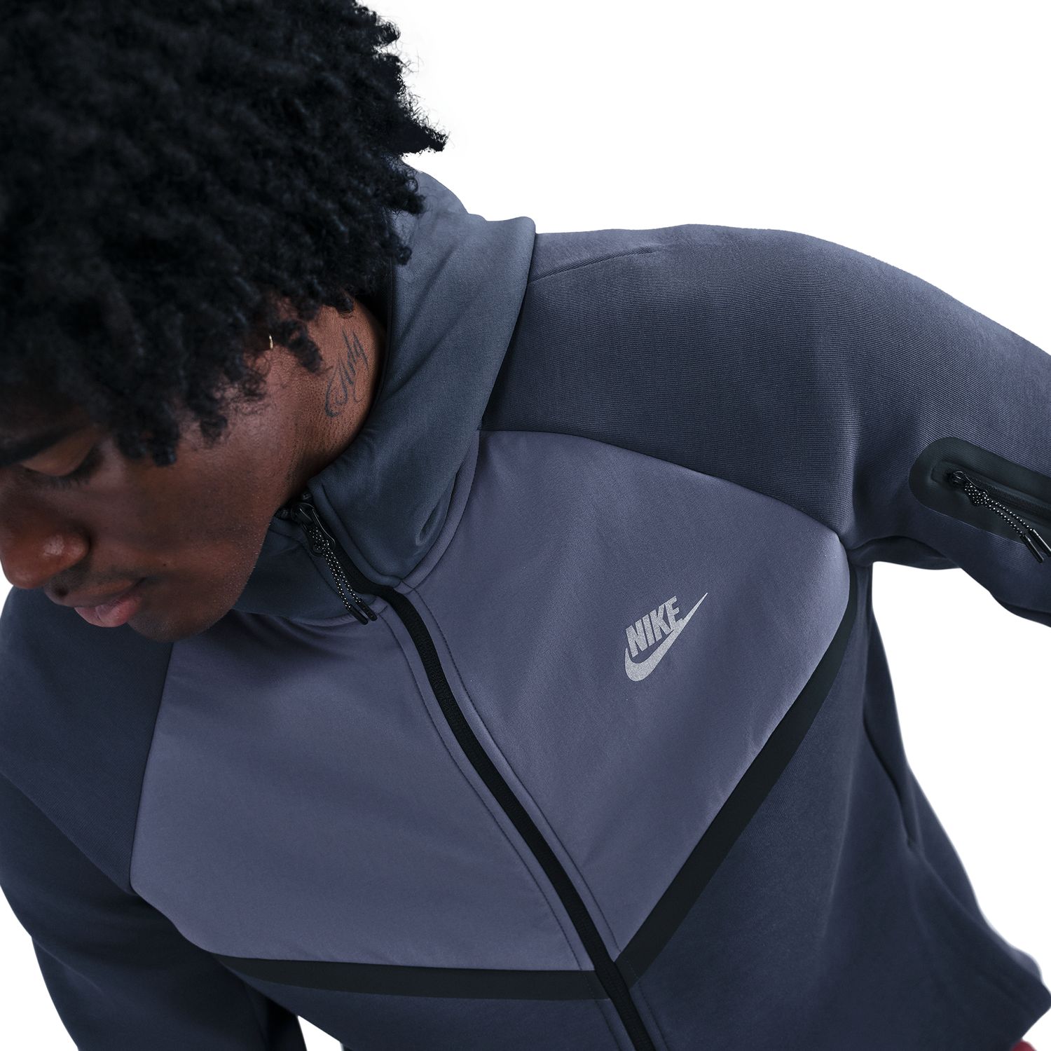 Sweatshirt de Homem Tech Azul-5