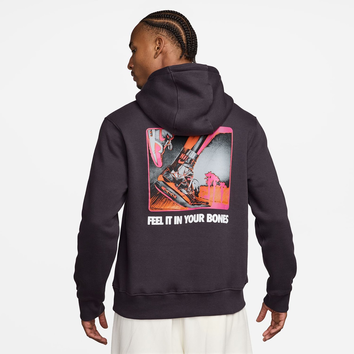 Sweatshirt de homem Sportswear Club Nike Preto-2