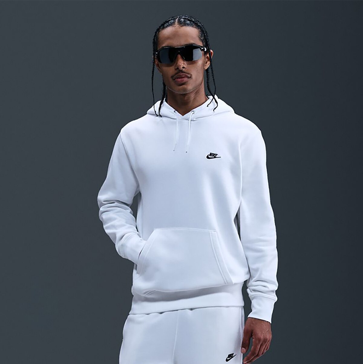 Sweatshirt de Homem Club Branco-1