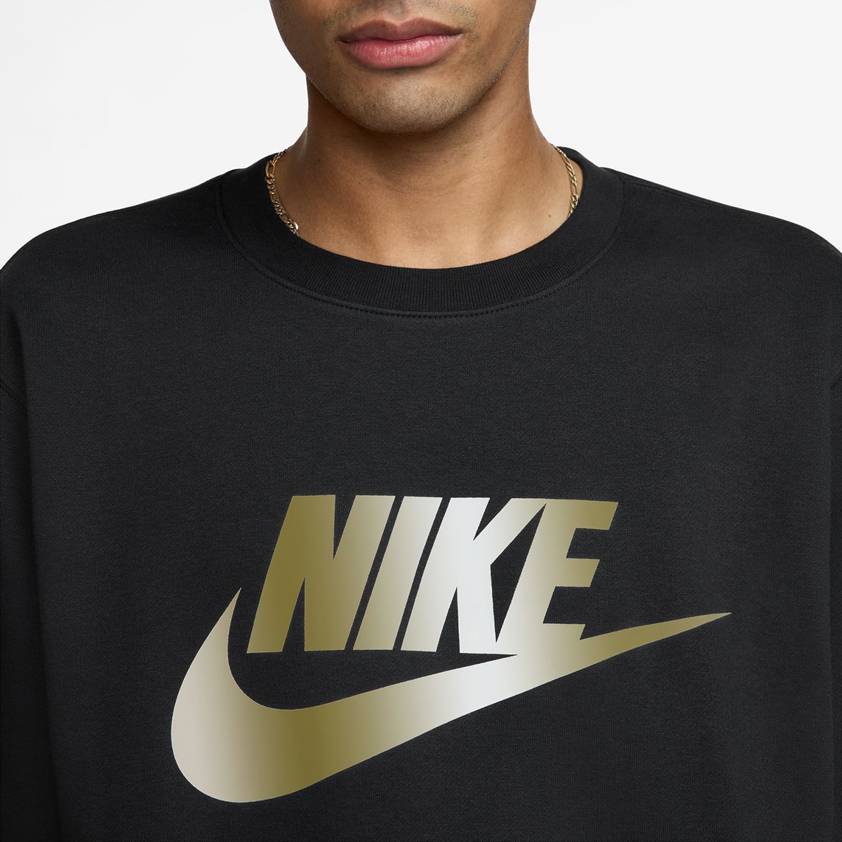 Sweatshirt de homem Sportswear Club Nike Preto-3