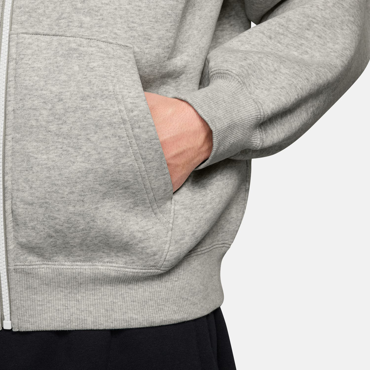 Sweatshirt de Homem Brooklyn Fleece Cinzento-3