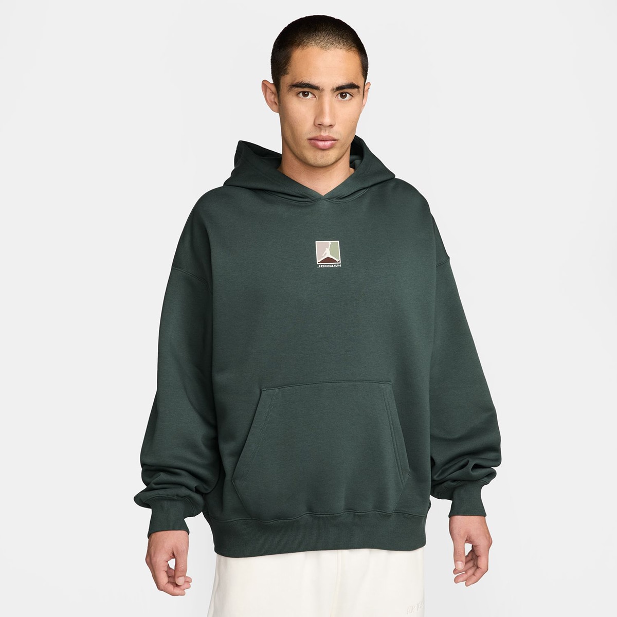Sweatshirt de Homem Brooklyn Fleece Verde-1