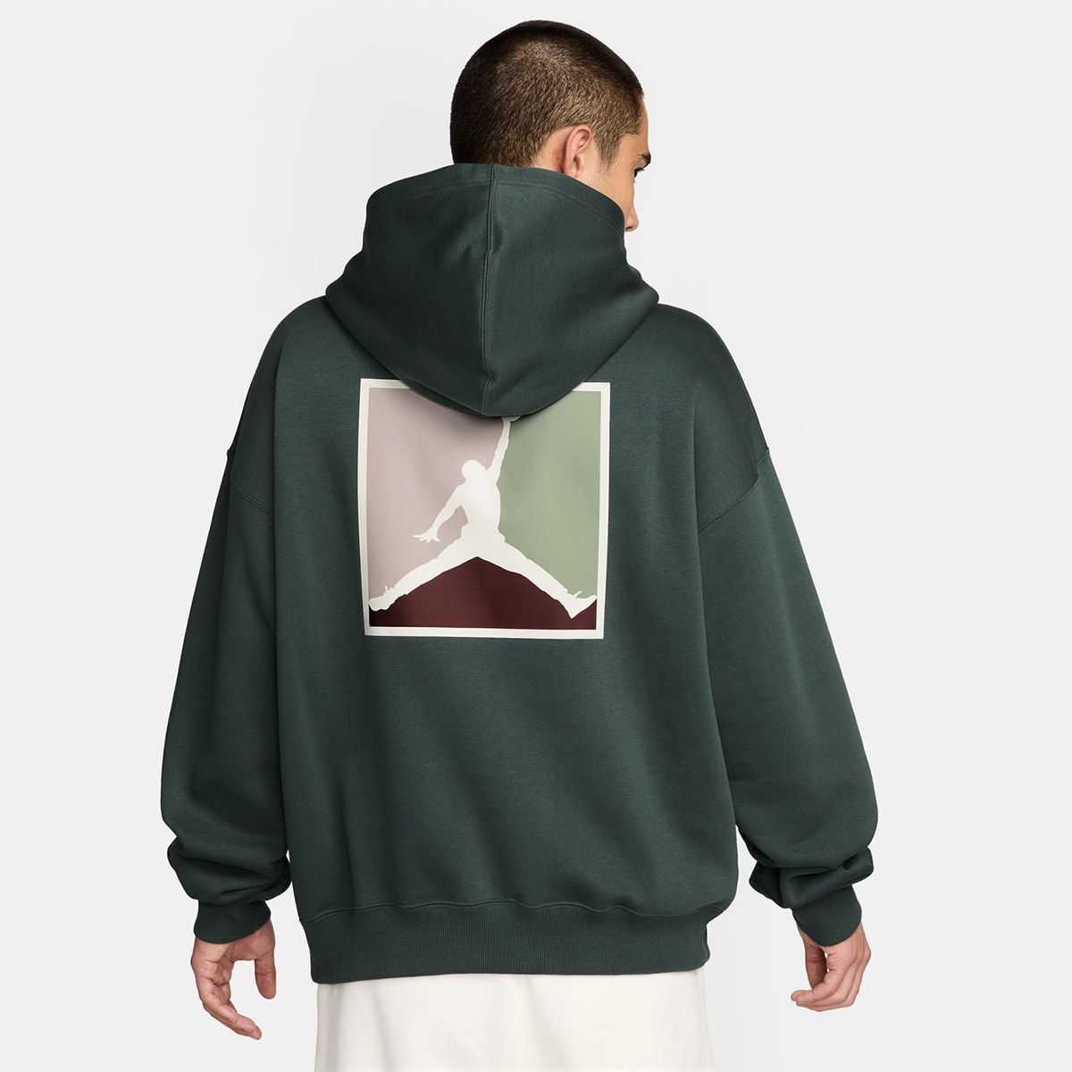 Sweatshirt de Homem Brooklyn Fleece Verde-2