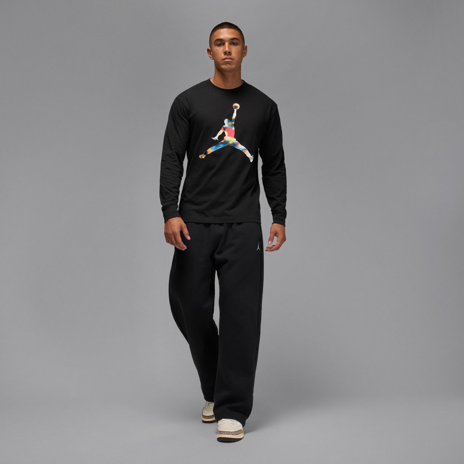T-shirt de Homem Flight Preto-5
