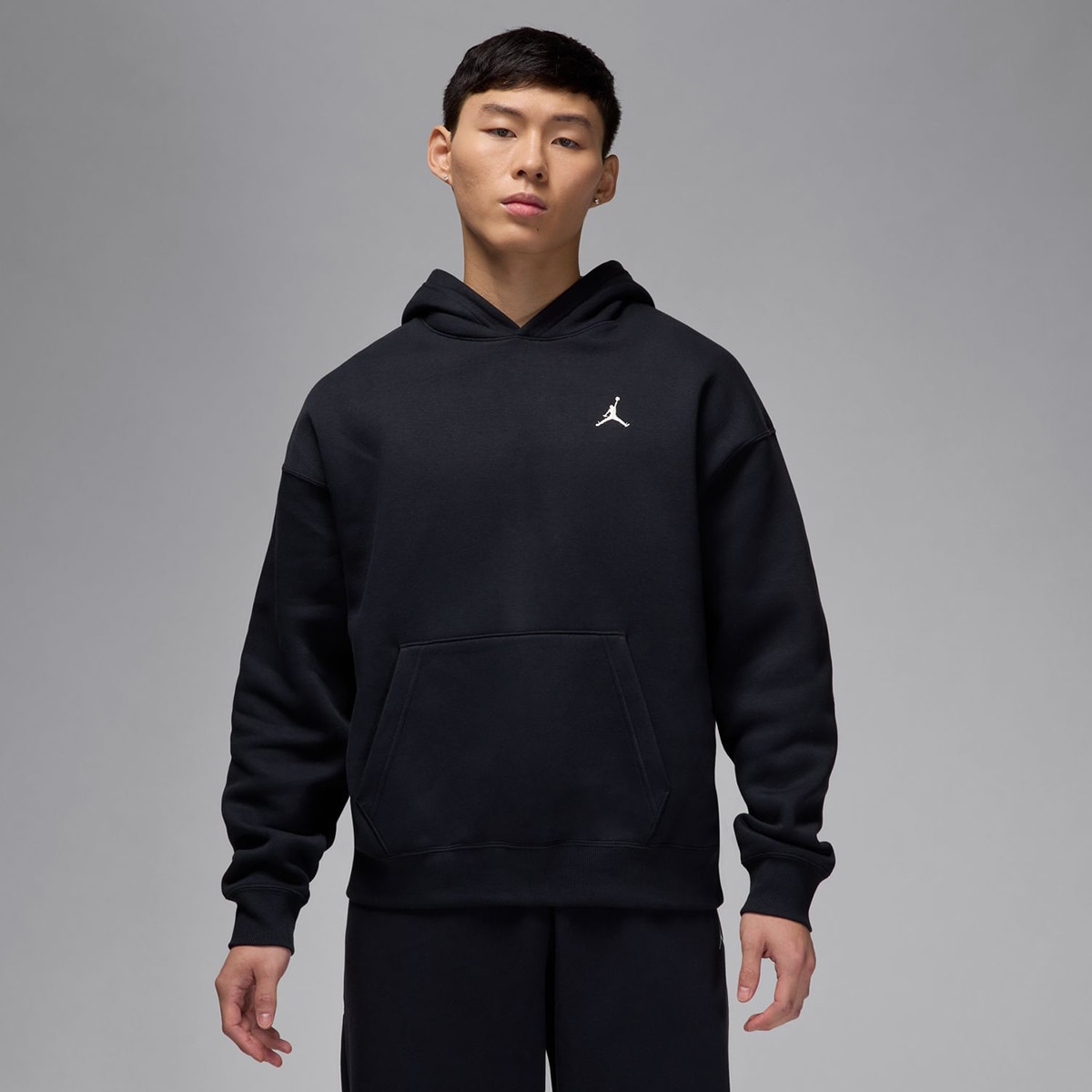 Sweatshirt de Homem BRK OVS PO HD Preto-1
