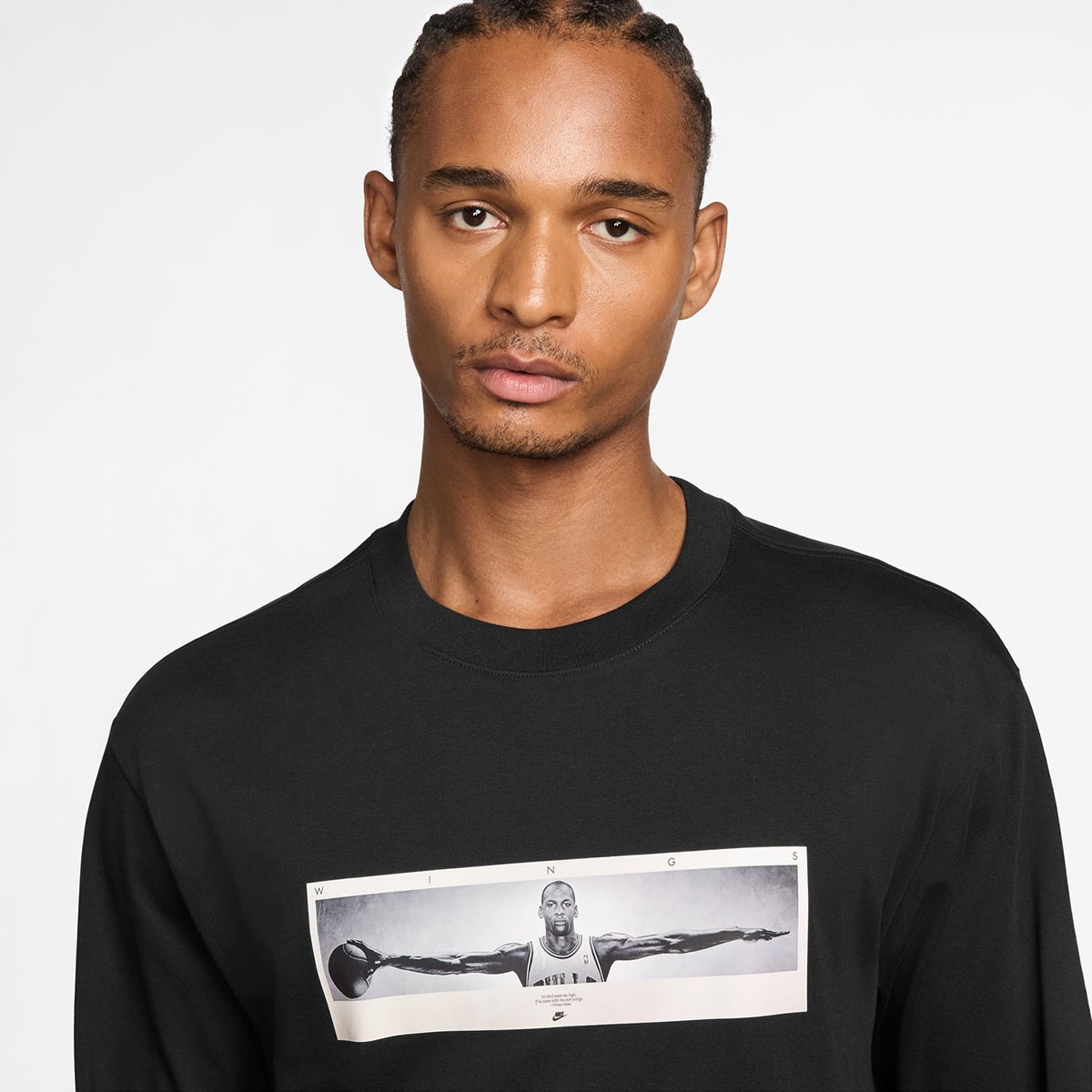 T-shirt de Homem Brand Photo Preto-3