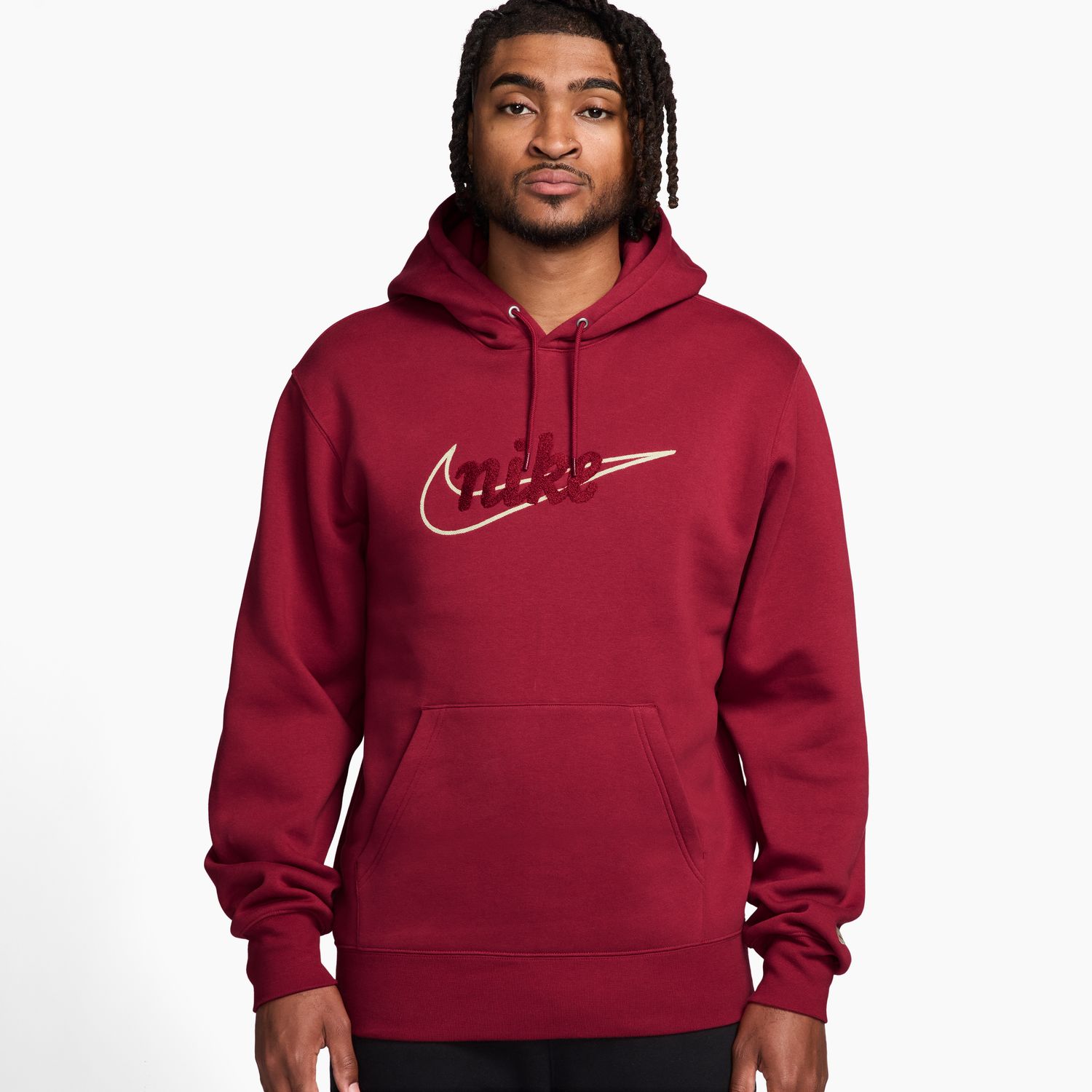 Sweatshirt de homem Sportswear Club Nike Vermelho-1