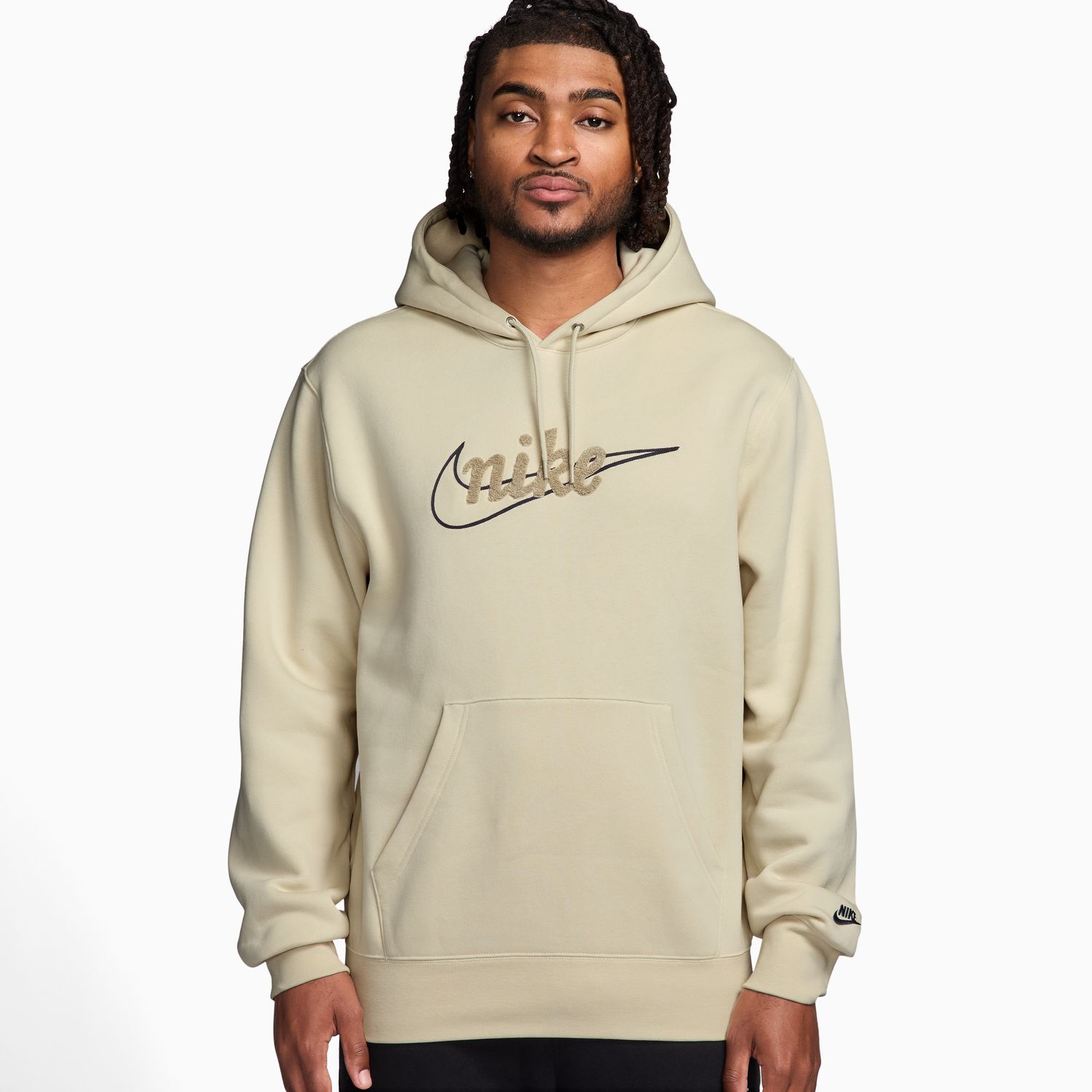 Sweatshirt de homem Sportswear Club Nike Caqui-1