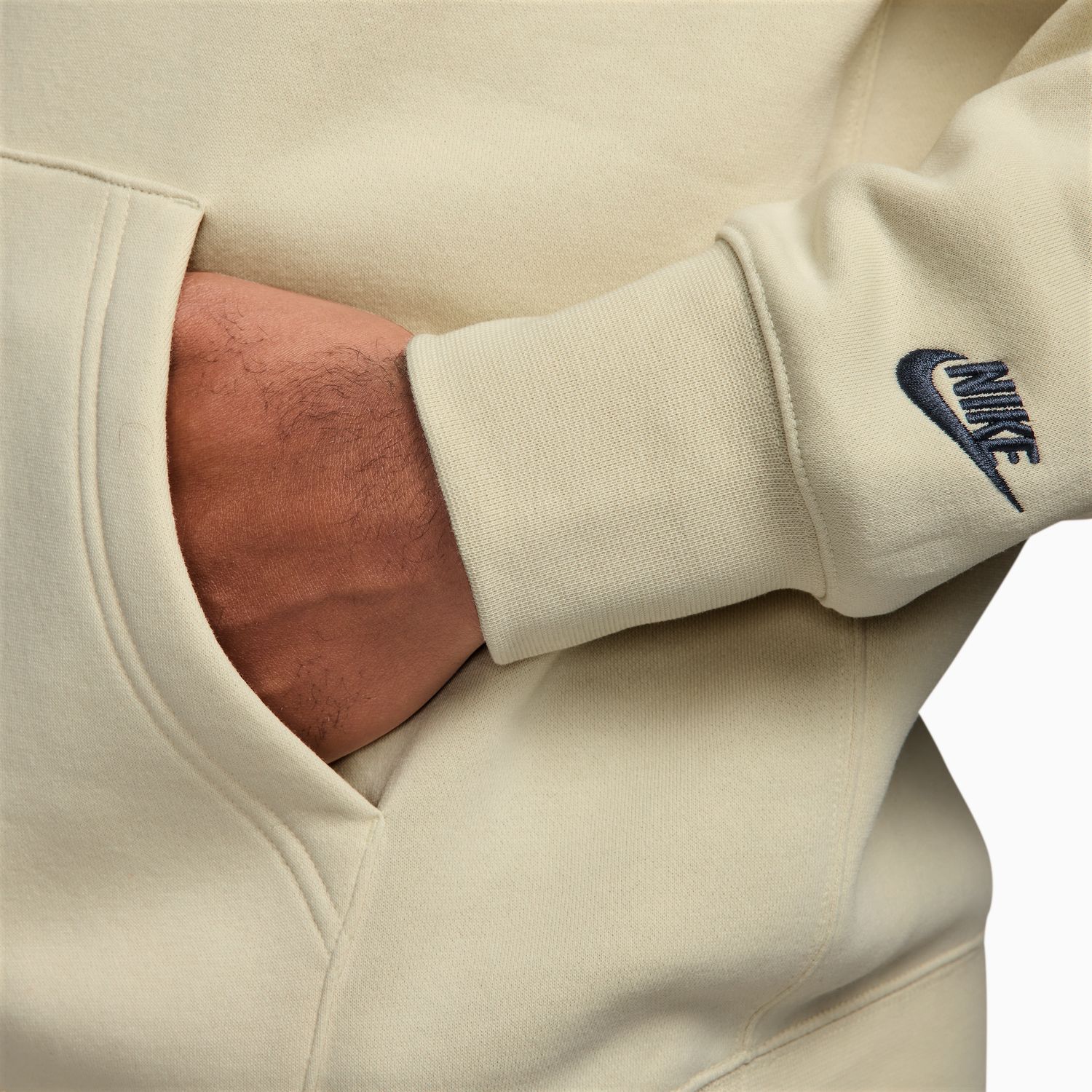 Sweatshirt de homem Sportswear Club Nike Caqui-4