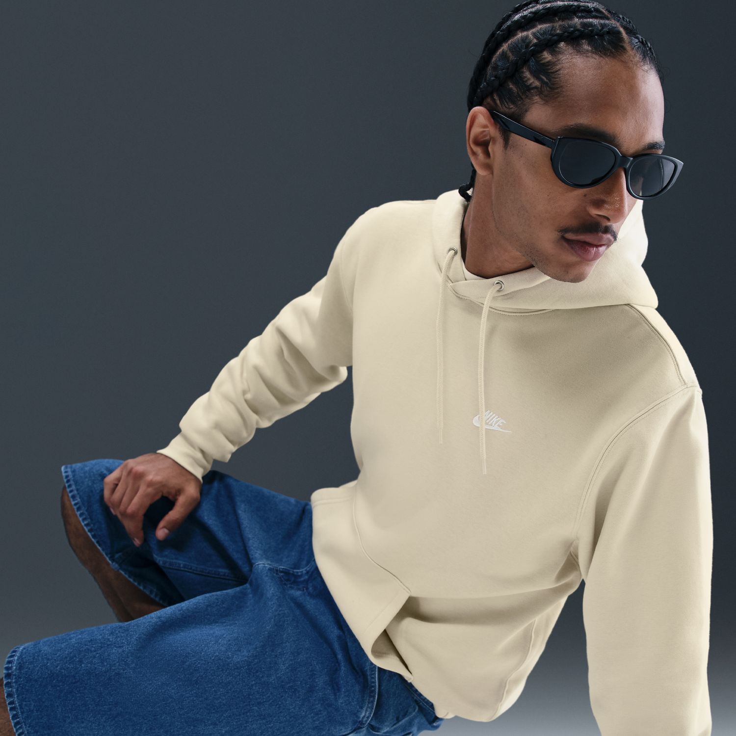 Sweatshirt de Homem Club Caqui-11