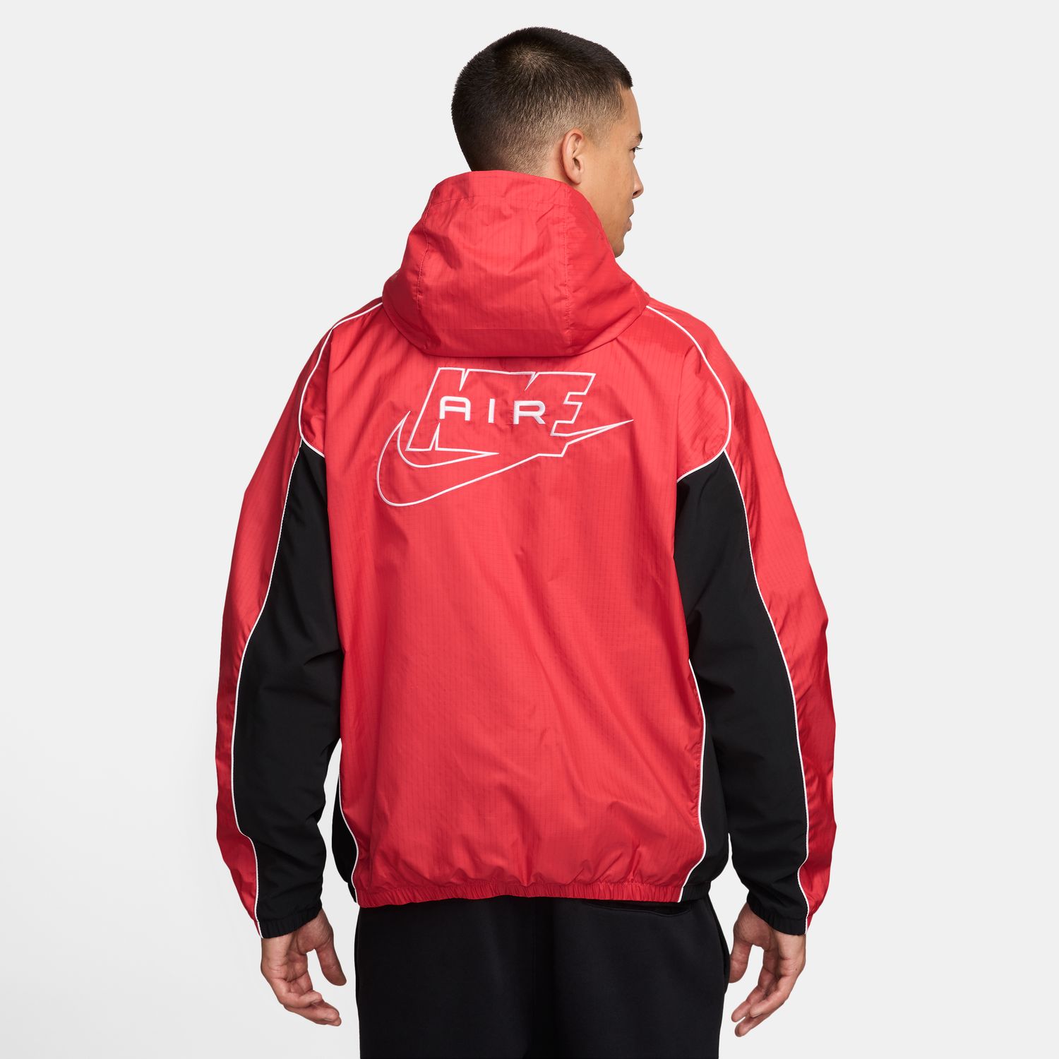 Casaco de Homem M Nk Air Fz Hybrid Utl Jkt Hd Vermelho-2