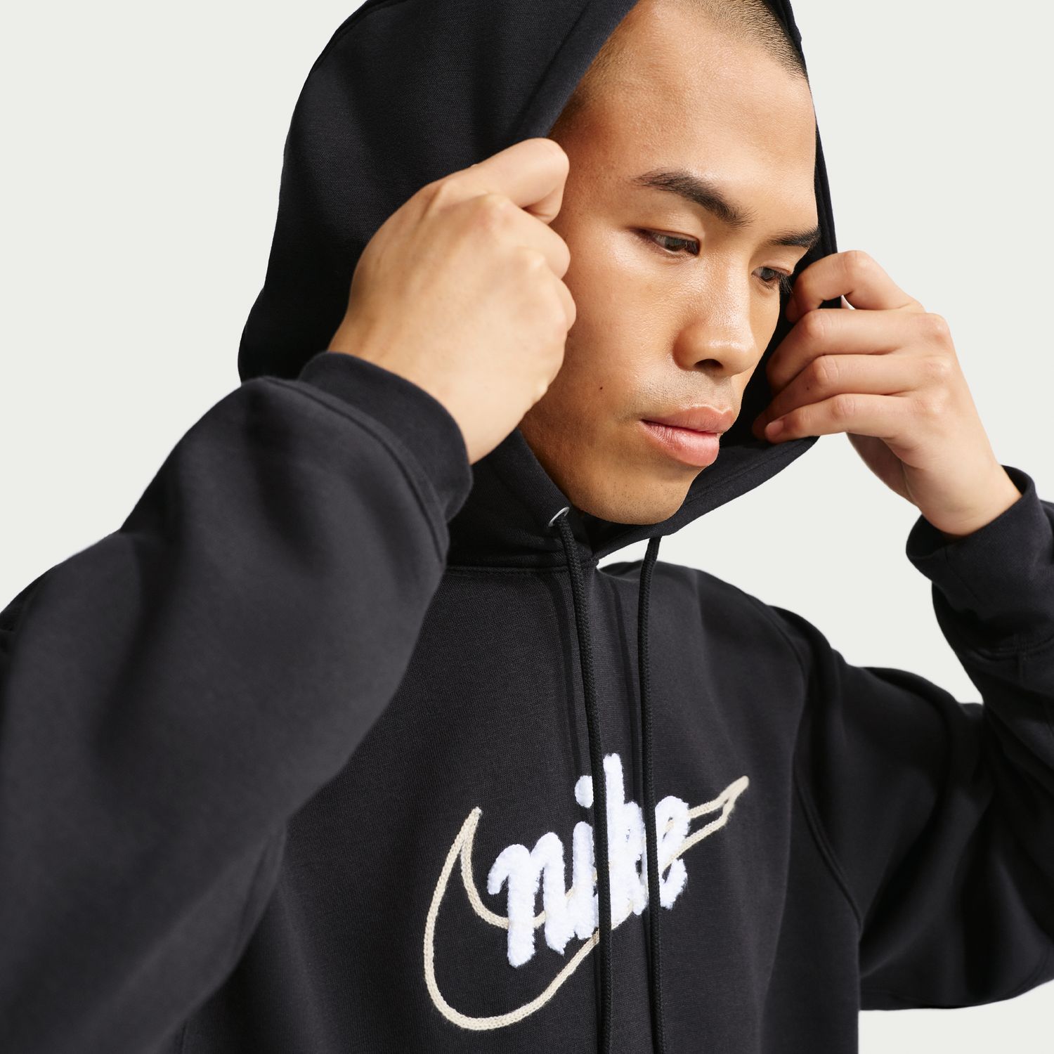 Sweatshirt de homem Sportswear Club Nike Preto-5