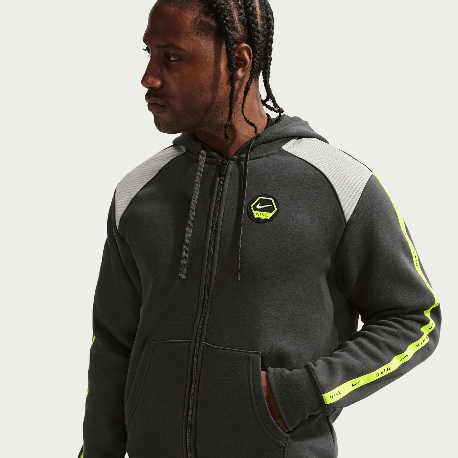 Sweatshirt de homem Sportswear Club Nike Cinzento-1