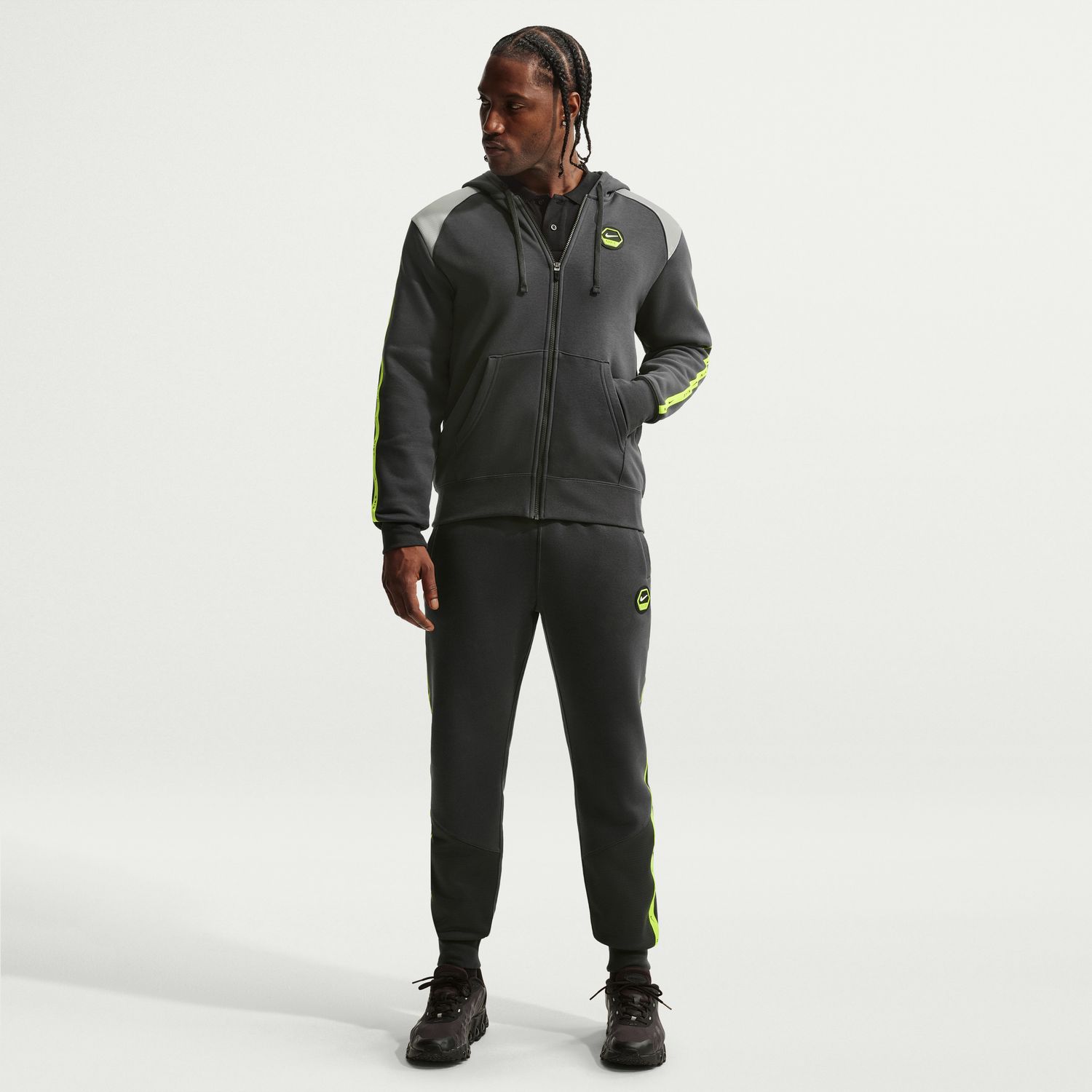 Sweatshirt de homem Sportswear Club Nike Cinzento-3