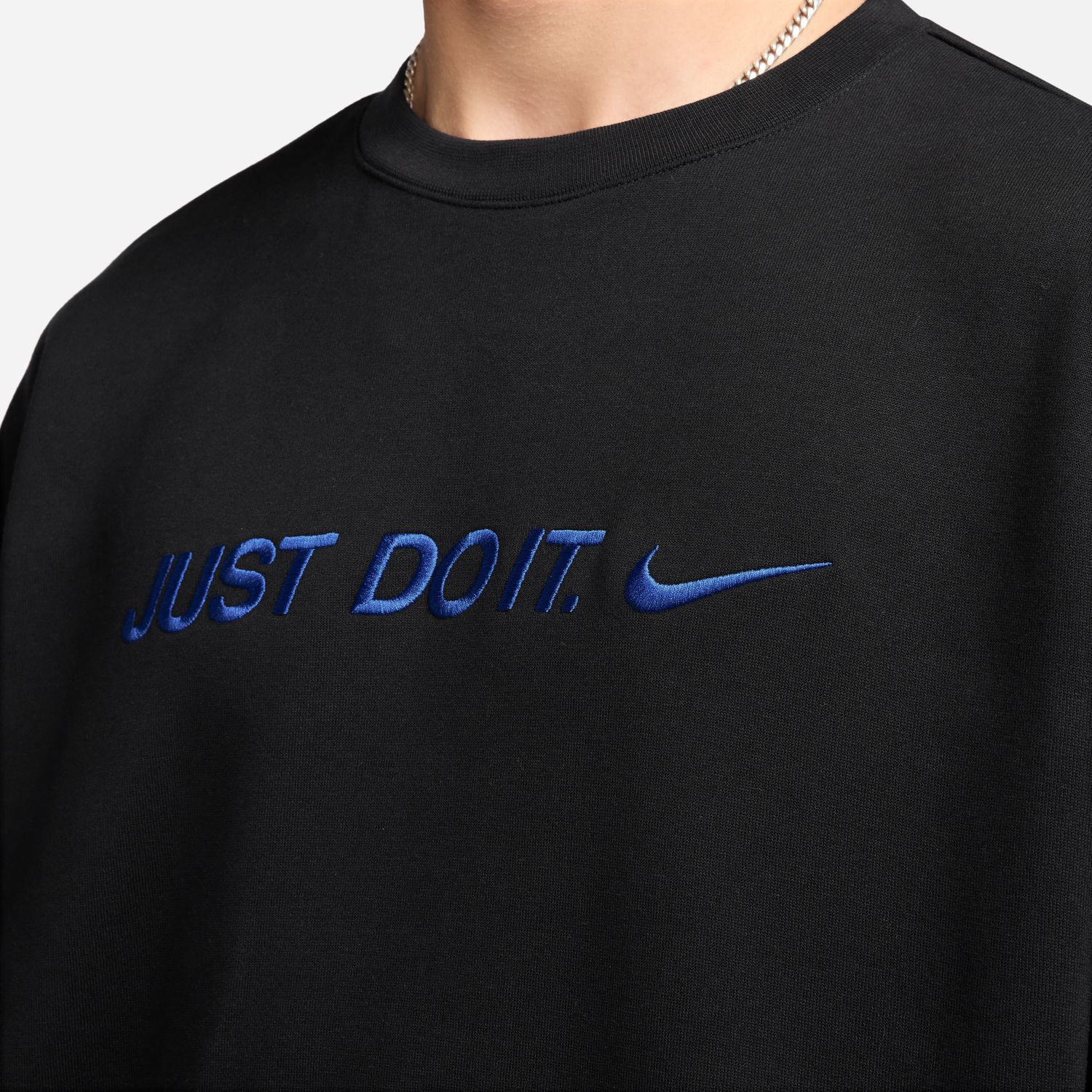 Sweatshirt de homem Sportswear Club Nike Preto-4