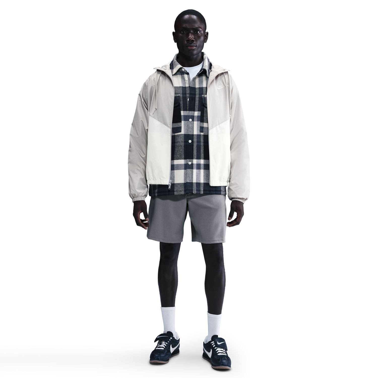 Sweatshirt de Homem Windrunner Cinzento-3