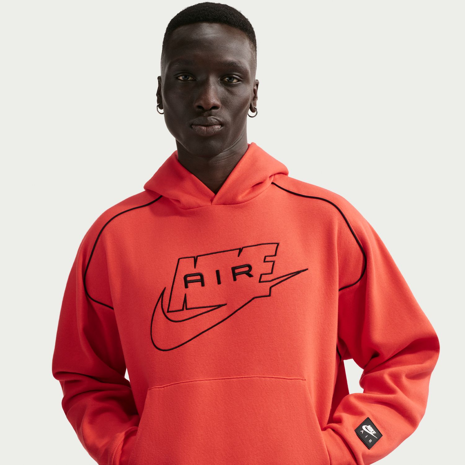 Sweatshirt de Homem Sportswear Air Vermelho-1