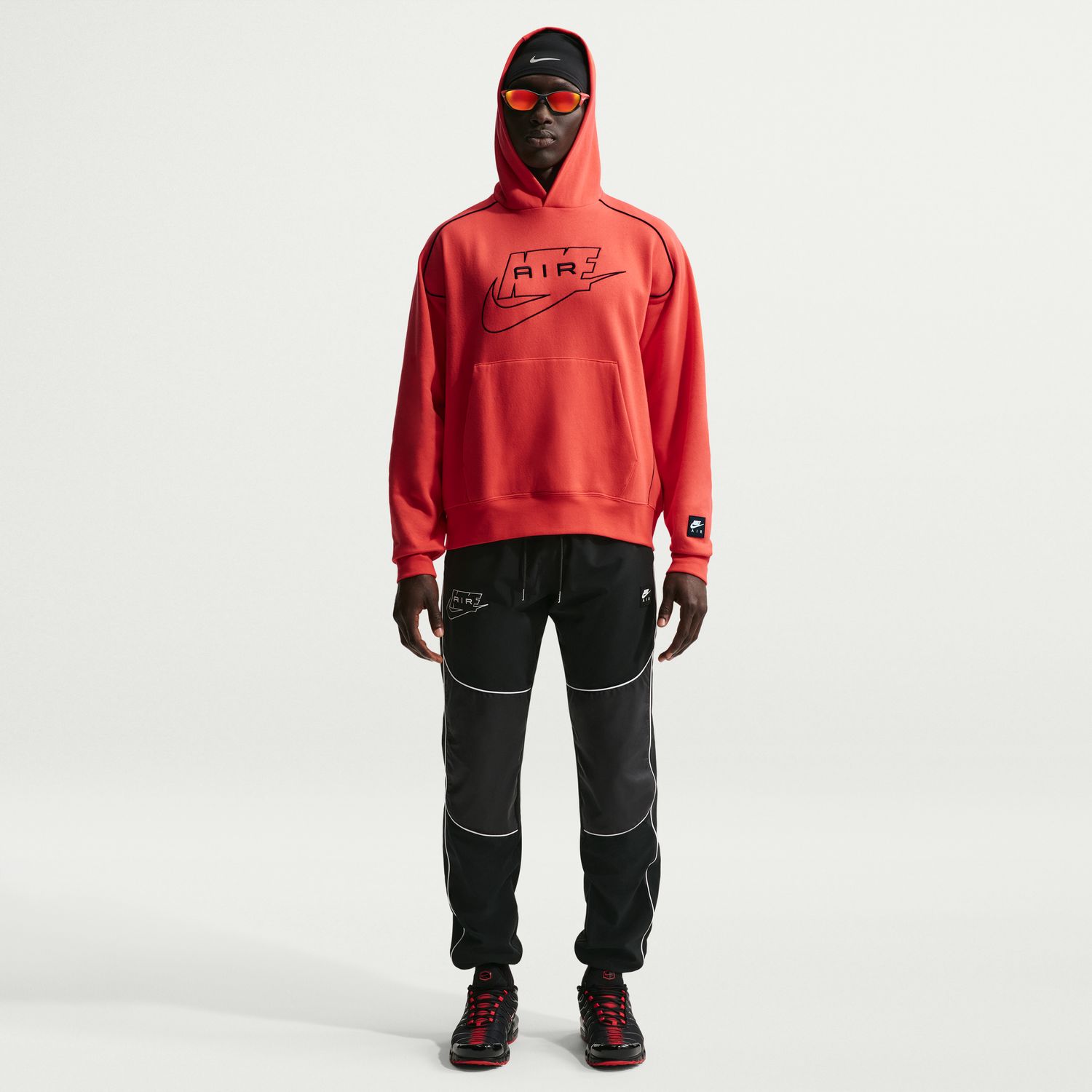 Sweatshirt de Homem Sportswear Air Vermelho-3