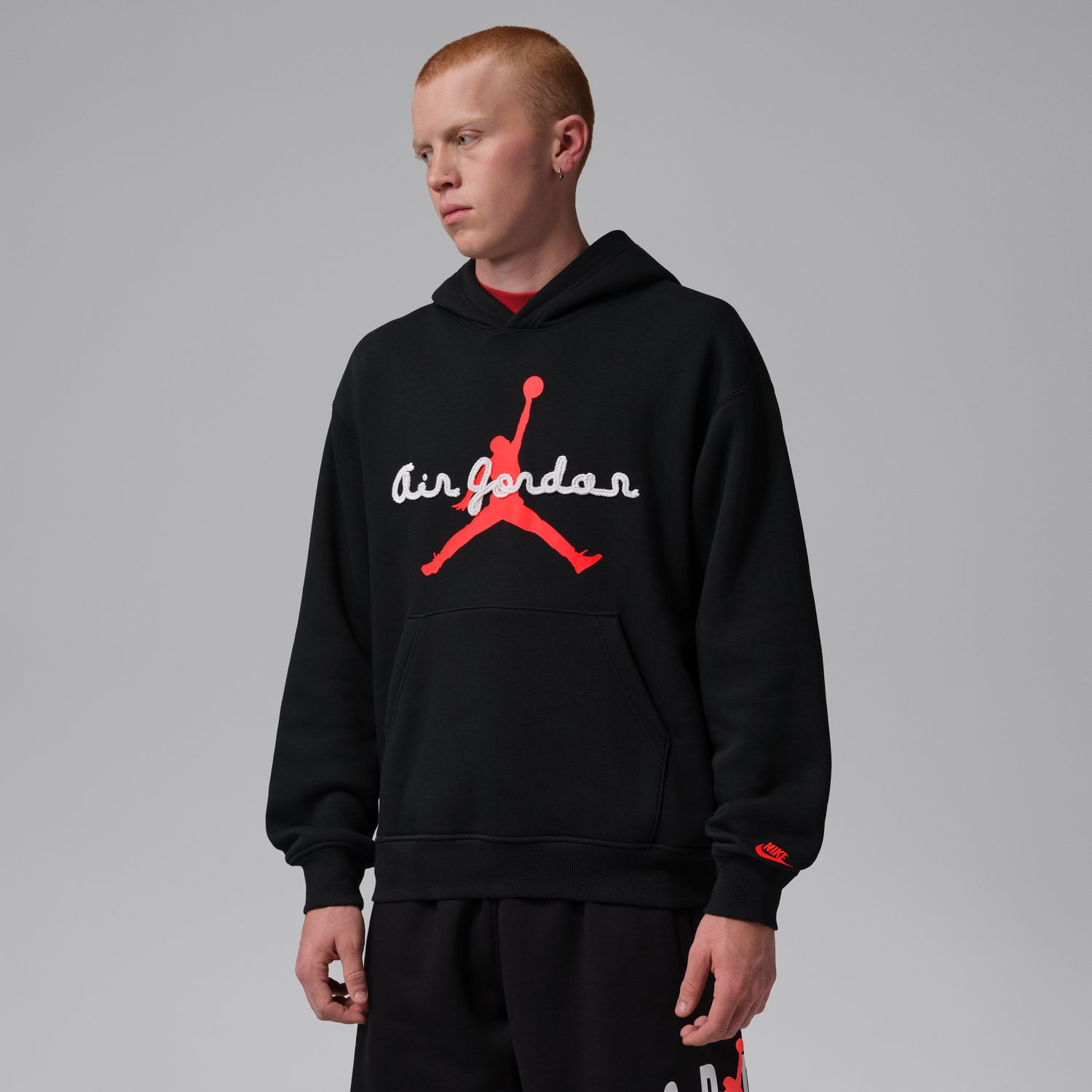 Sweatshirt de Homem Brooklyn Fleece Preto-1
