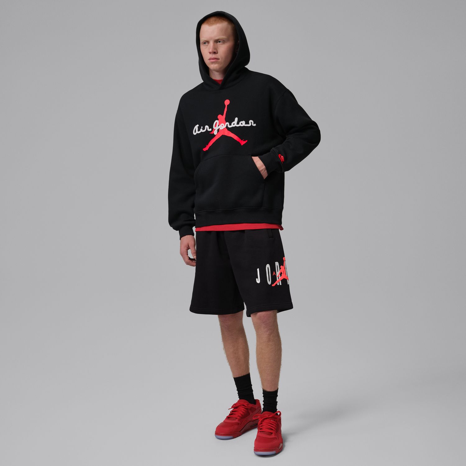 Sweatshirt de Homem Brooklyn Fleece Preto-7