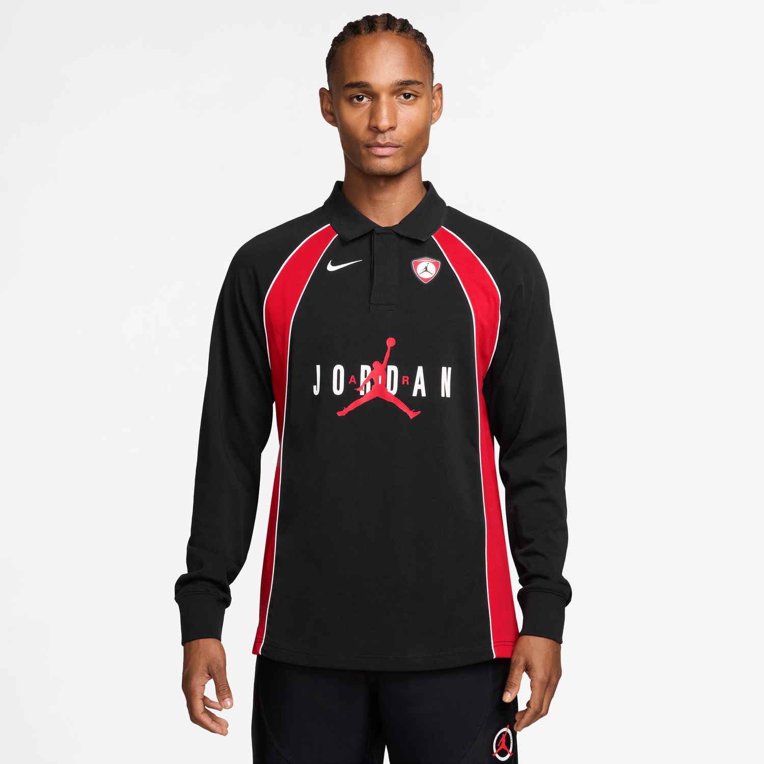 Polo de Homem Flight Preto-1