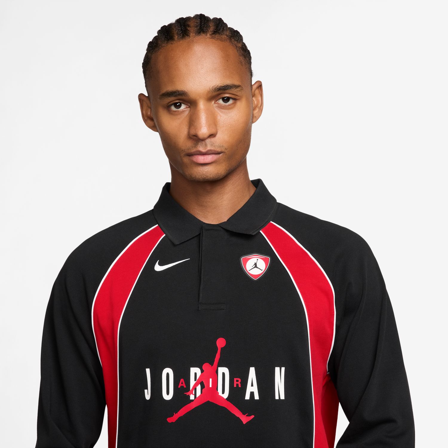 Polo de Homem Flight Preto-3