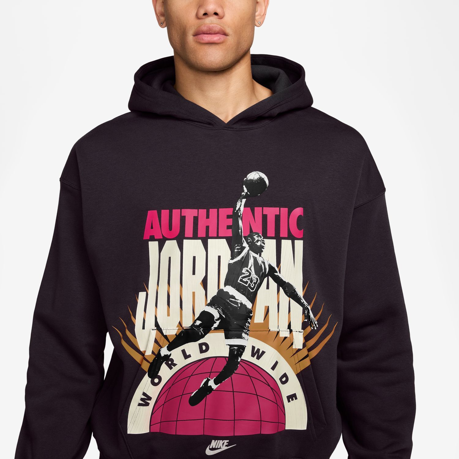 Sweatshirt de Homem Brooklyn Fleece Preto-3