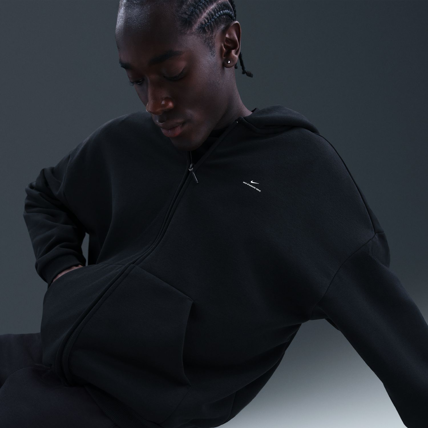 Sweatshirt de Homem Standard Issue Preto-3