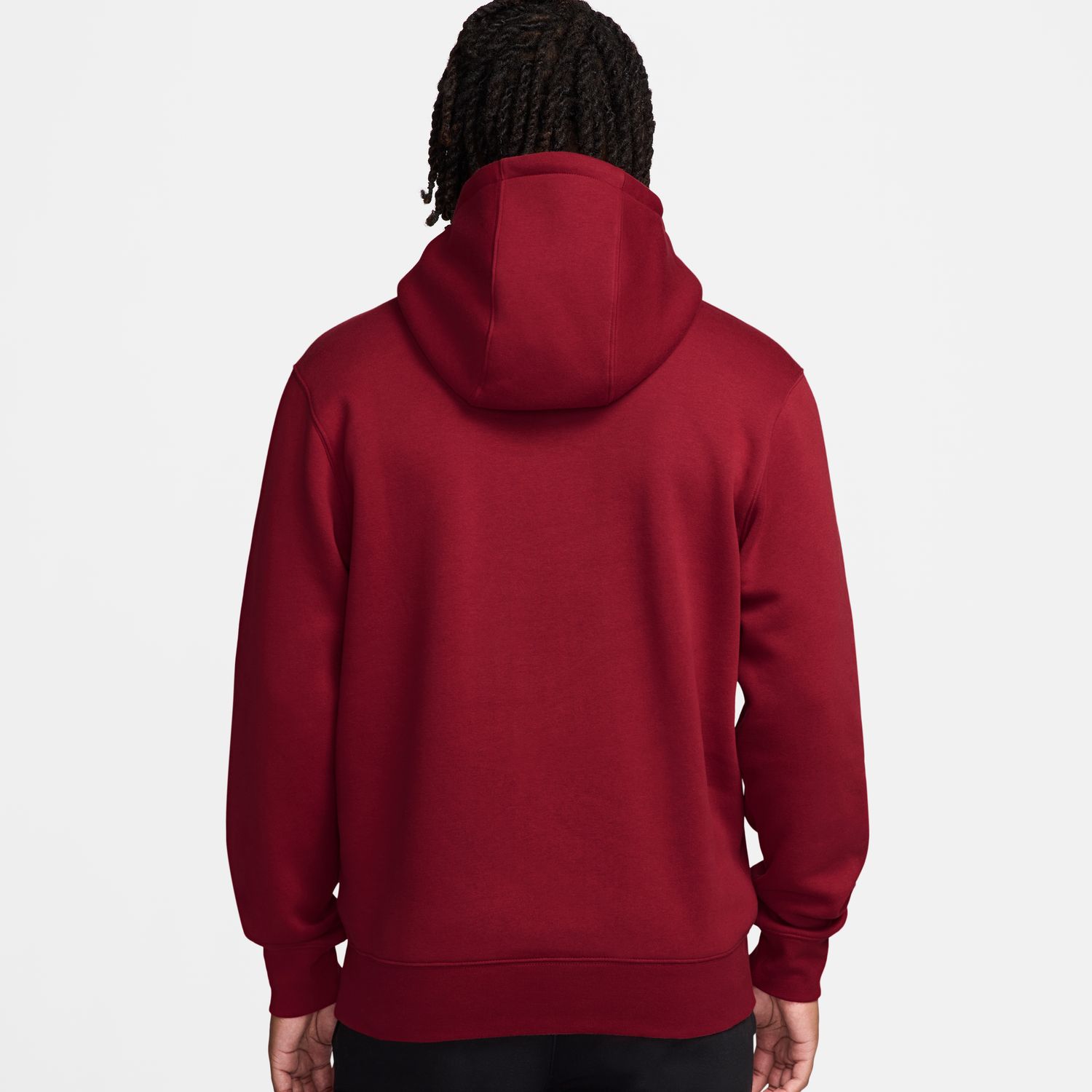 Sudadera de hombre M Nk Club Bb Po Hoodie Nike - Rojo Rojo-2