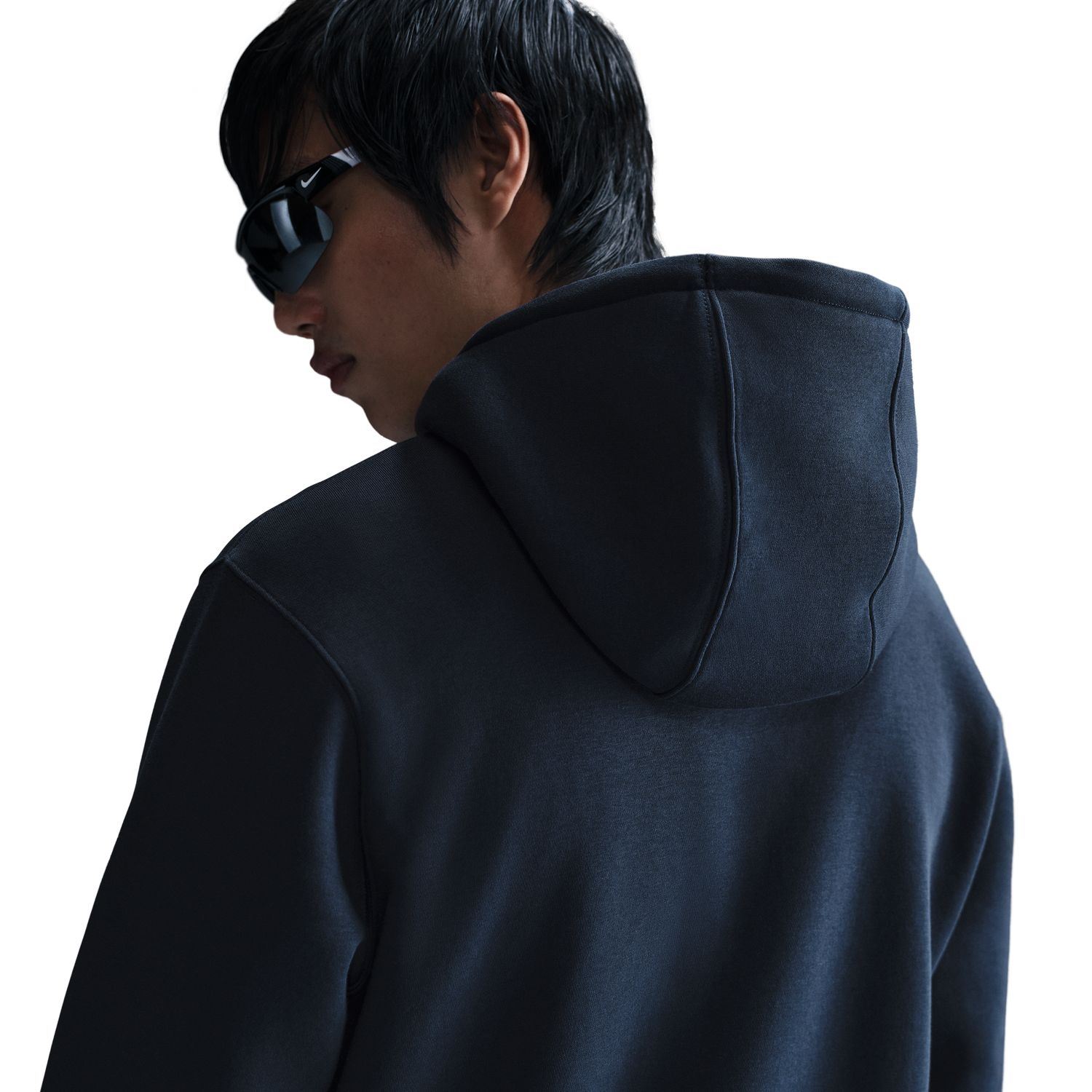 Sweatshirt de Homem M Nk Club Bb Fz Hoodie Azul-6