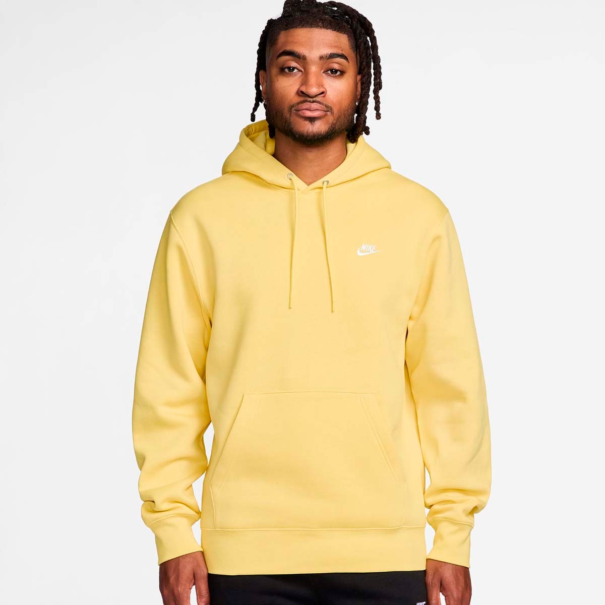 Sudadera de hombre M Nk Club Bb Po Hoodie Nike - Amarillo Amarillo-1