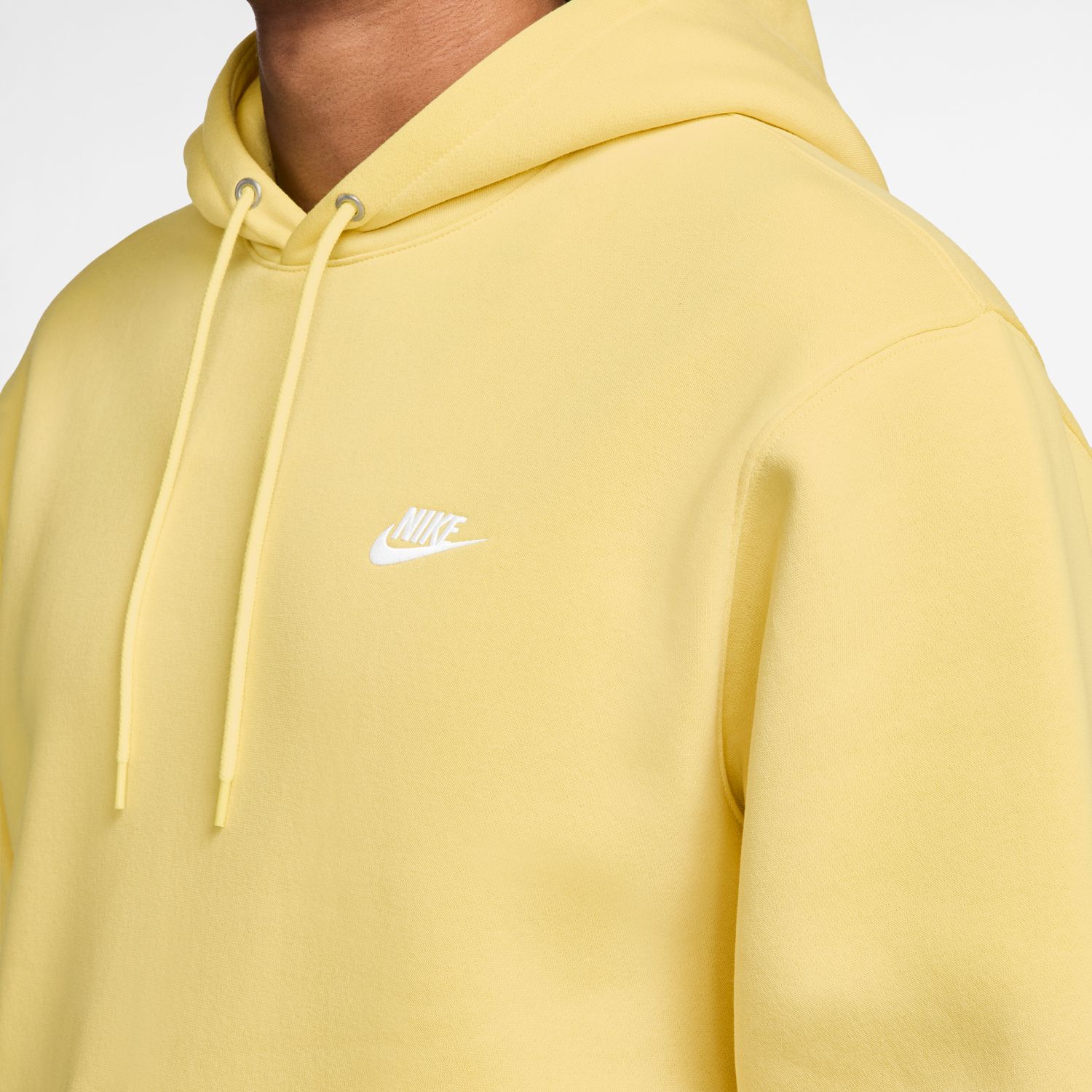 Sudadera de hombre M Nk Club Bb Po Hoodie Nike - Amarillo Amarillo-3