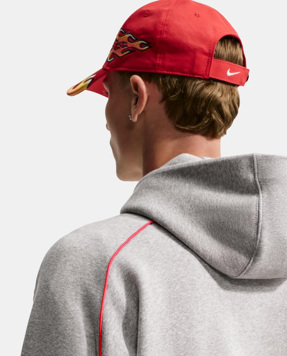 Sweatshirt de Homem M NK AIR PO HDY Cinzento-5