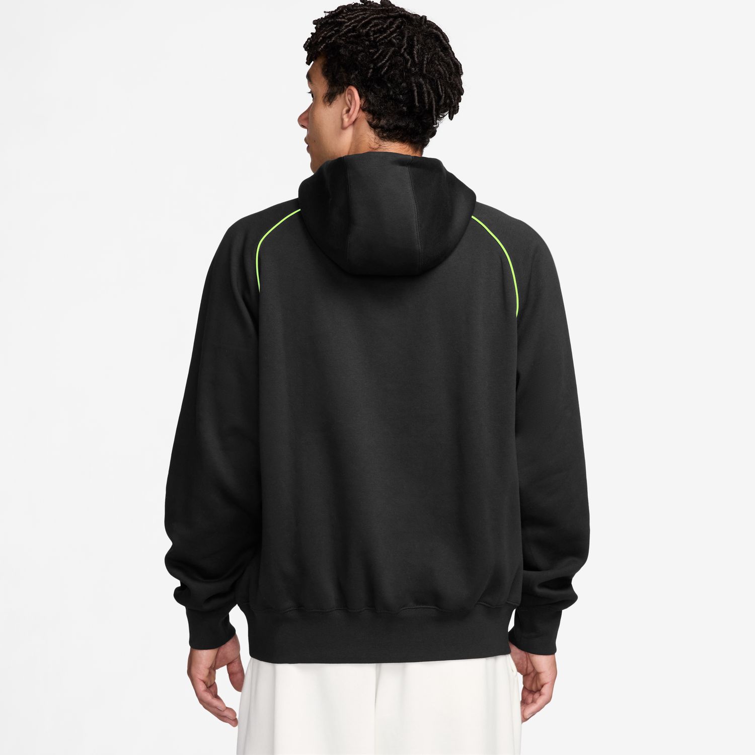 Sweatshirt de Homem M Nk Air Po Hdy Preto-2