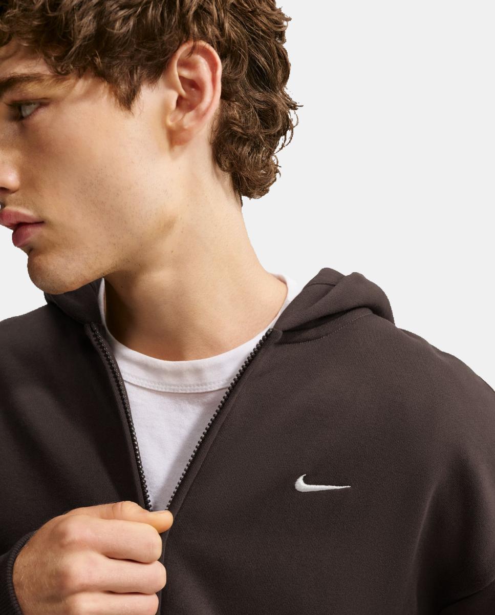 Sudadera de hombre Solo Fleece Nike - Marrón Marrón-5