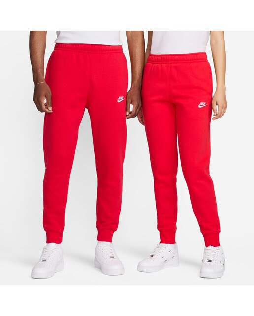 Calças de homem Sportswear Club Fleece Nike Vermelho-1