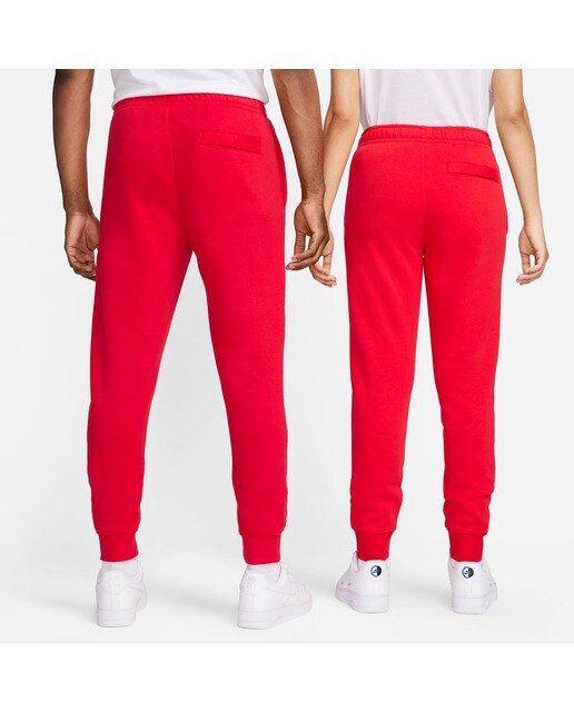 Calças de homem Sportswear Club Fleece Nike Vermelho-2
