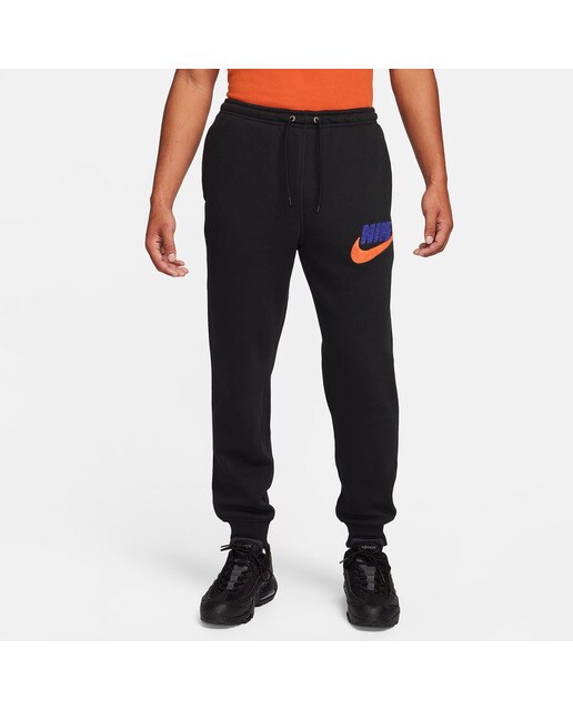 Calças de Homem Club Fleece Preto-1