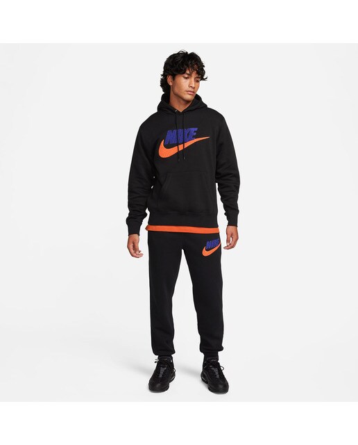 Calças de Homem Club Fleece Preto-4