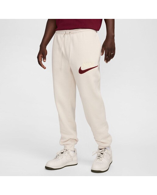 Calças de Homem Club Fleece Branco-1