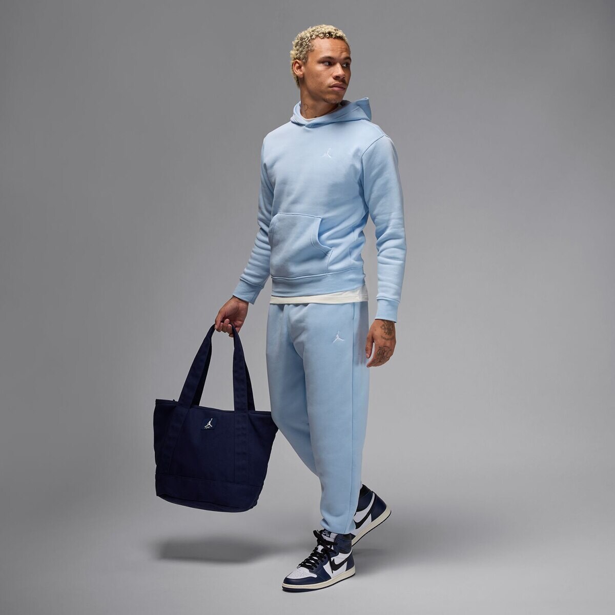 Calças de Homem Brooklyn Fleece Azul-5