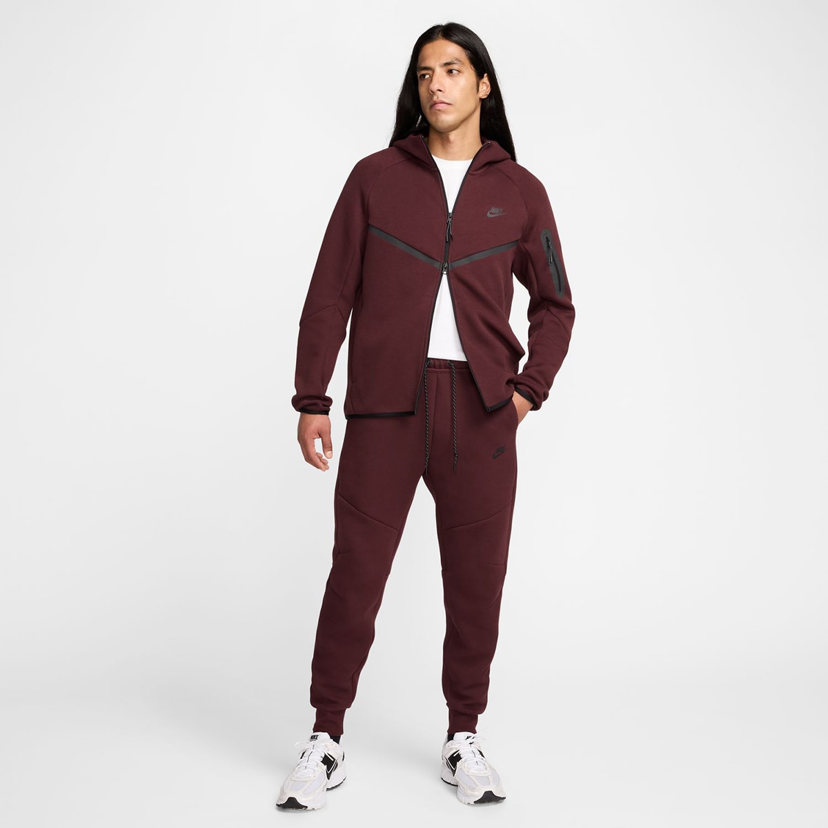 Calças de homem Tech Nike Bordeaux-7