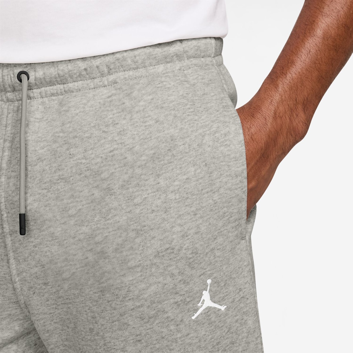 Calças de Homem Brooklin Fleece Pant Cinzento-3
