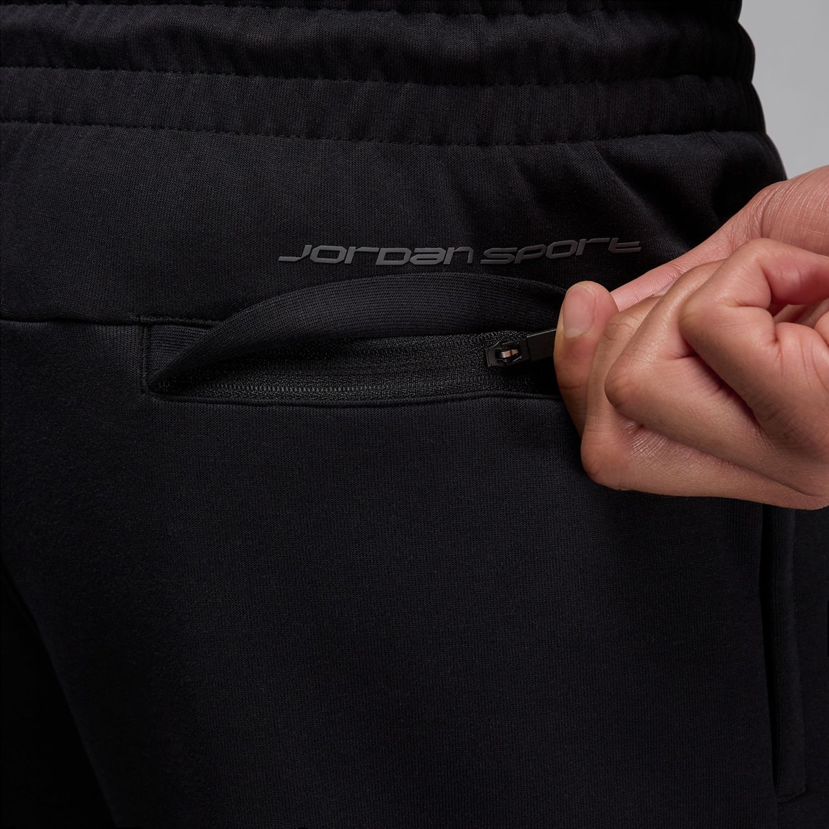 Calças de Homem M J Dri-FIT Sprt Hoop Flc Pant Preto-4