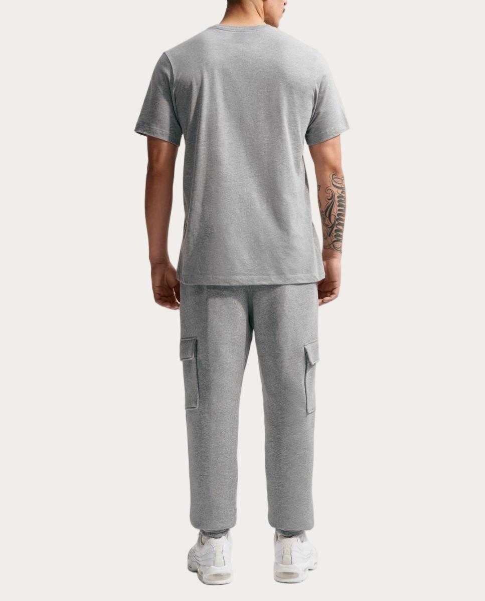 Calças de Homem Club Fleece Cargo Cinzento-2