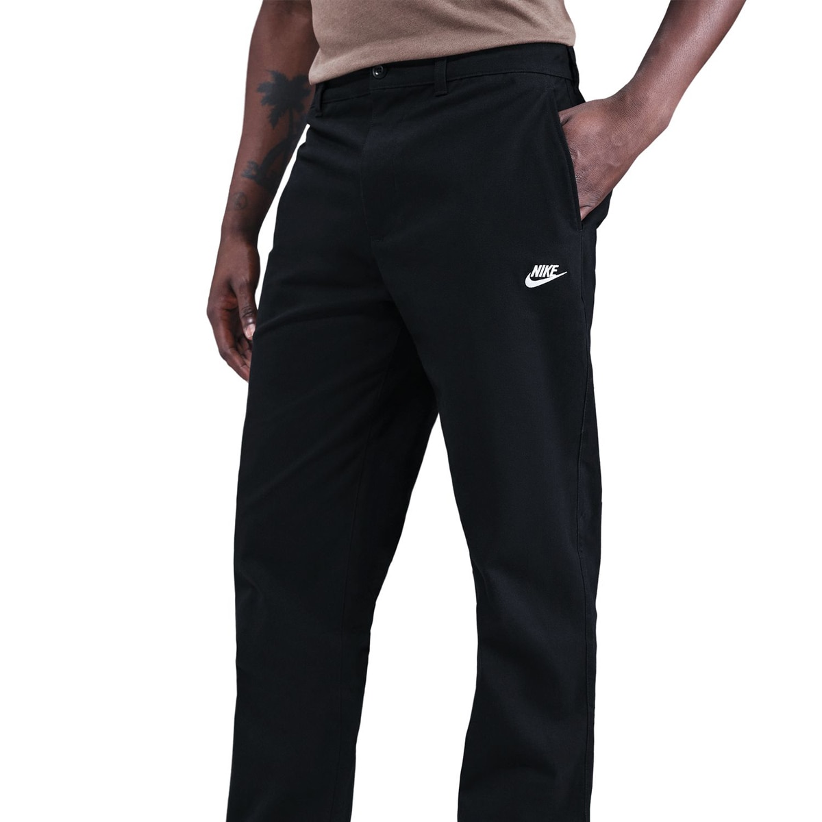 Calças de Homem Club Chino Stretch Pant Preto-3