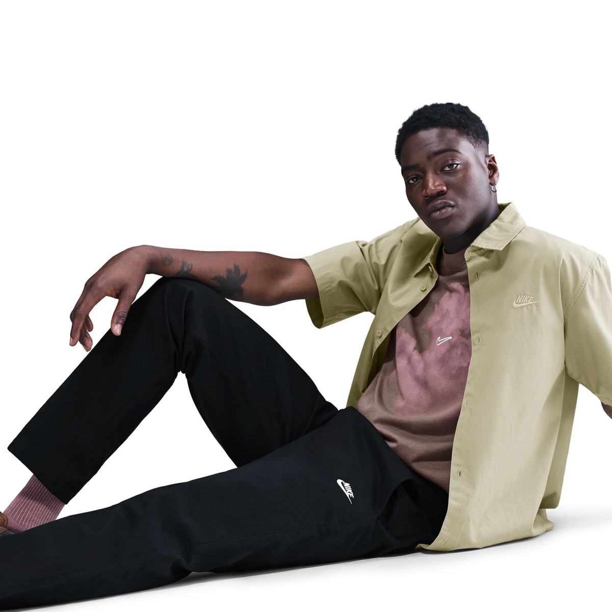 Calças de Homem Club Chino Stretch Pant Preto-5